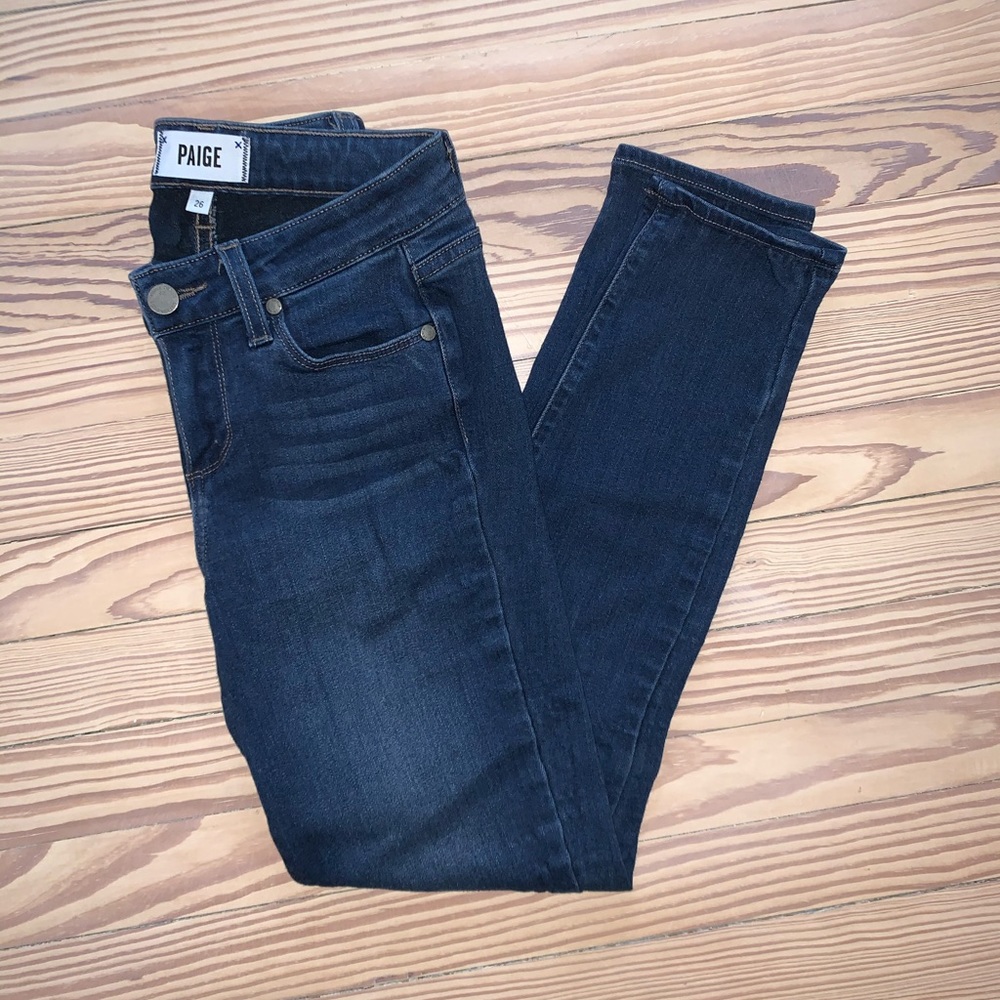 Paige dark wash jeans